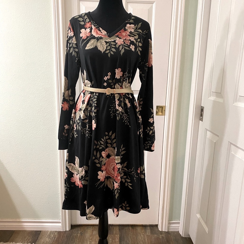 Spring dress or fall winter dress size S -$27 kimono sold separately $12